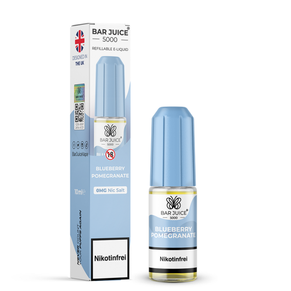 Bar Juice 5000 Nikotinsalz Liquid 10 ml Blueberry Pomegranate