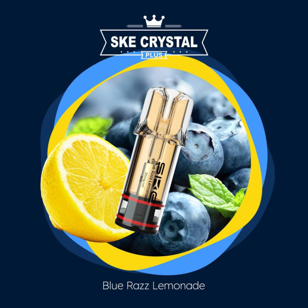 SKE Crystal PLUS Blue Razz Lemonade 2% Nikotin 2er Pack