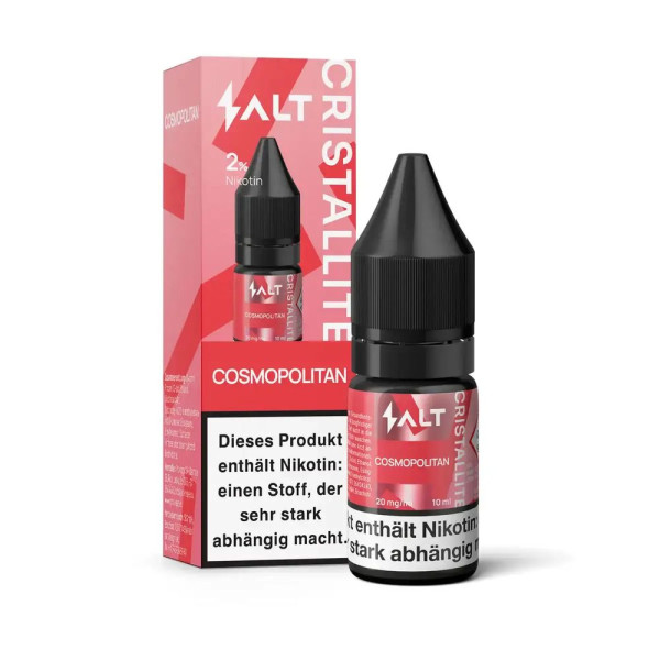 Salt Cristallite Liquid 10ml - Cosmopolitan - 20mg/ml Nikotinstärke