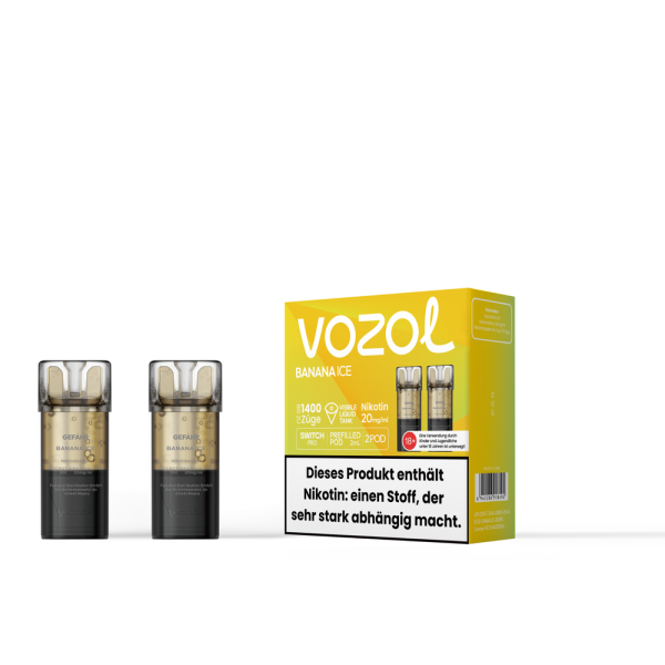 VOZOL Switch Pro Banana Ice 20mg Nikotin 2er Pack