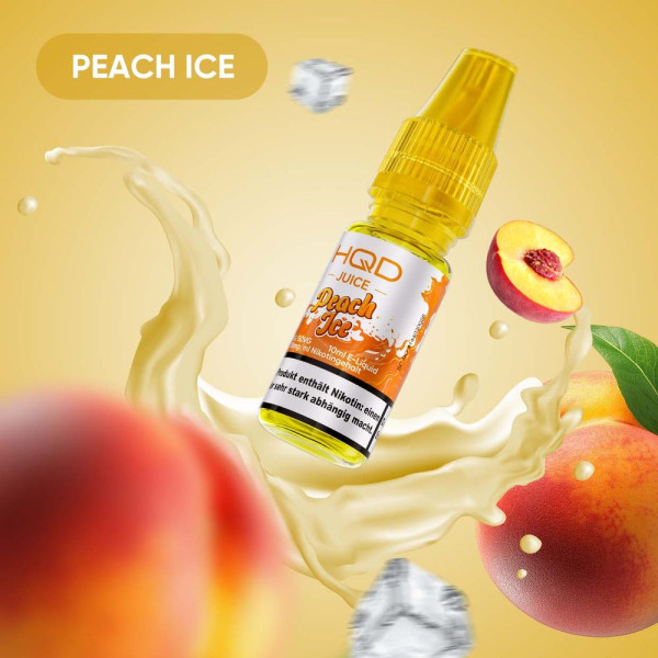 HQD Cirak Juice - Peach Ice - 18 mg/ml Nikotingehalt