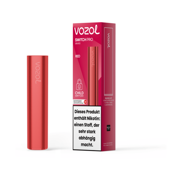 VOZOL Switch Pod Kit 400 mAh - Farbe Red