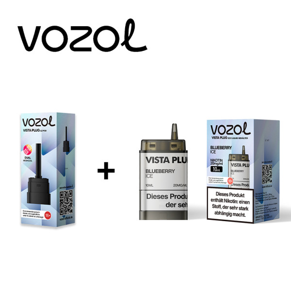 Vozol Vista Plug Ez Blueberry Ice Pod Set