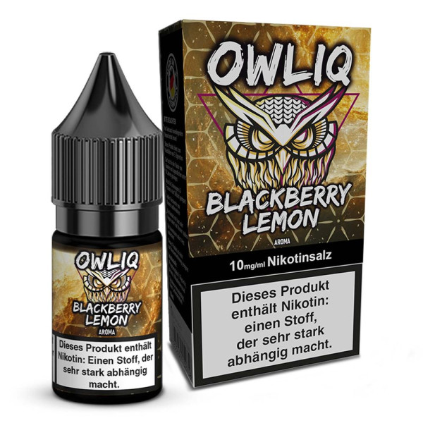 OWLIQ Nikotinsalz Liquid - Blackberry Lemon - 10ml