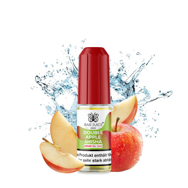 Bar Juice 5000 Nikotinsalz Liquid 10 ml Double Apple Shisha