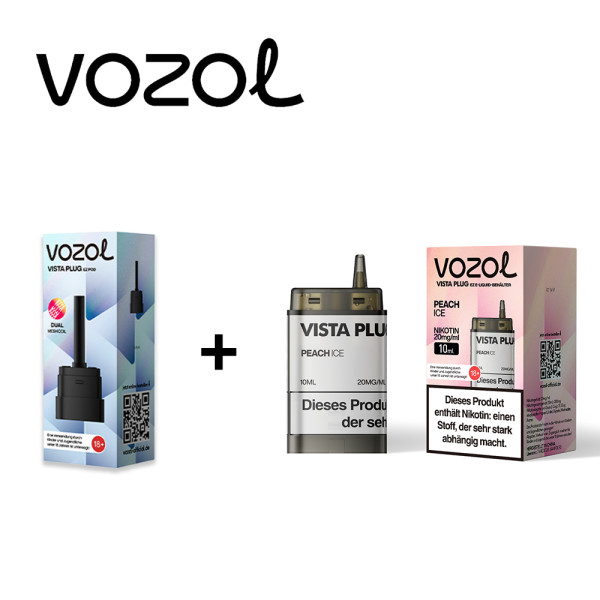Vozol Vista Plug Ez Peach Ice Pod Set