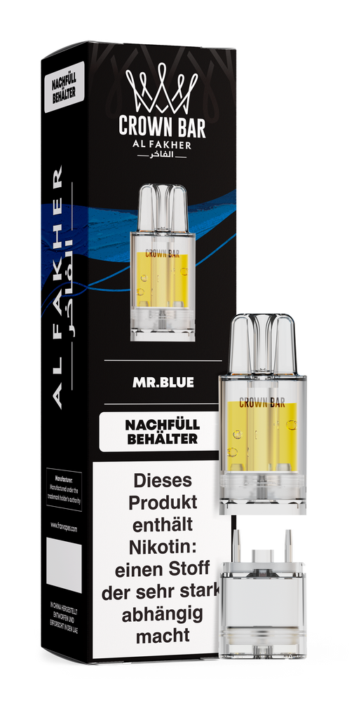Al Fakher 12K PRO MAX Pod - Mr Blue - 20mg Nikotingehalt
