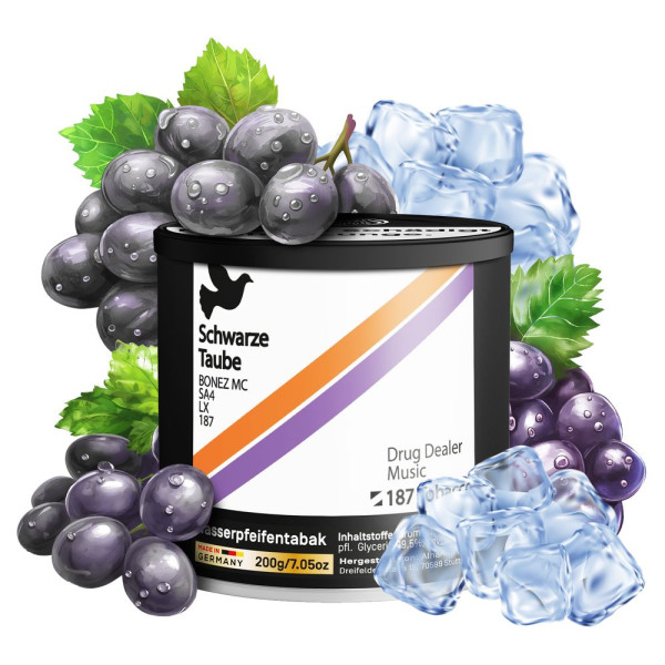 187 Tobacco - Schwarze Taube - 200g - 29,90€