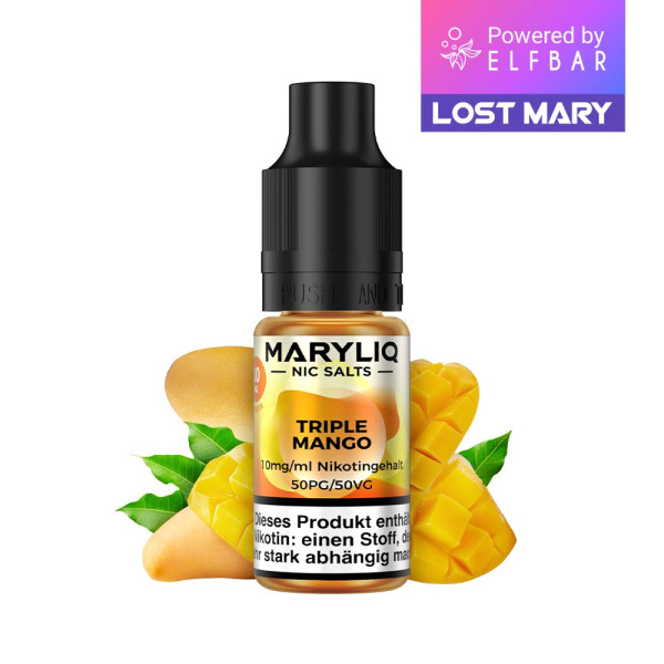 Lost Mary Maryliq - Triple Mango - 10ml Nikotinsalz Liquid