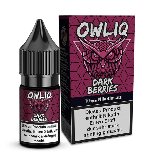 OWLIQ Nikotinsalz Liquid - Dark Berries - 10ml