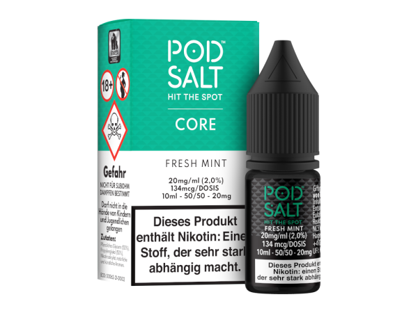 Pod Salt Core - Fresh Mint - Nikotinsalz Liquid