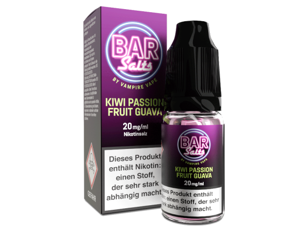 Vampire Vape - Bar Salts - Kiwi Passion Fruit Guava Nikotinsalz Liquid 10 ml