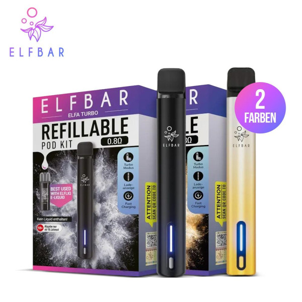 ELFBAR ELFA Turbo Pod Kit - Alle Farben