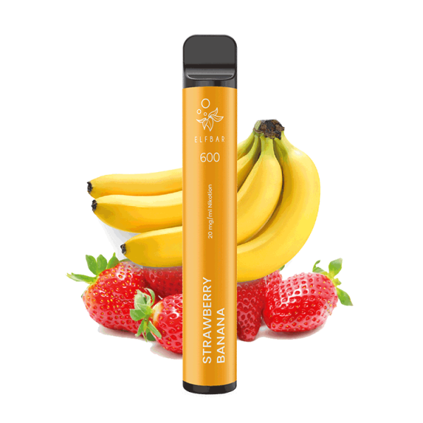 ELFBAR 600 Strawberry Banana 20mg Nikotin