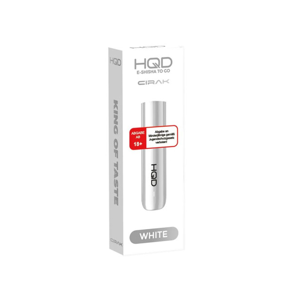 HQD Cirak - Pod Kit - 370 mAh Akku - Farbe: White