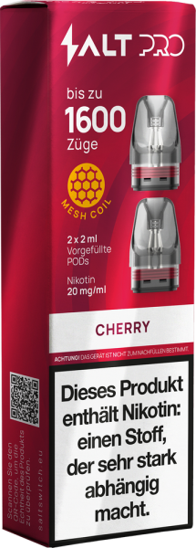 SALT Pro Pod - Cherry - 20mg Nikotingehalt - 2er Pack