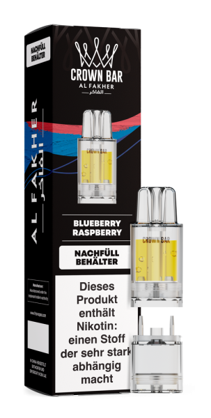 Al Fakher 12K PRO MAX Pod - Blueberry Raspberry - 20mg Nikotingehalt