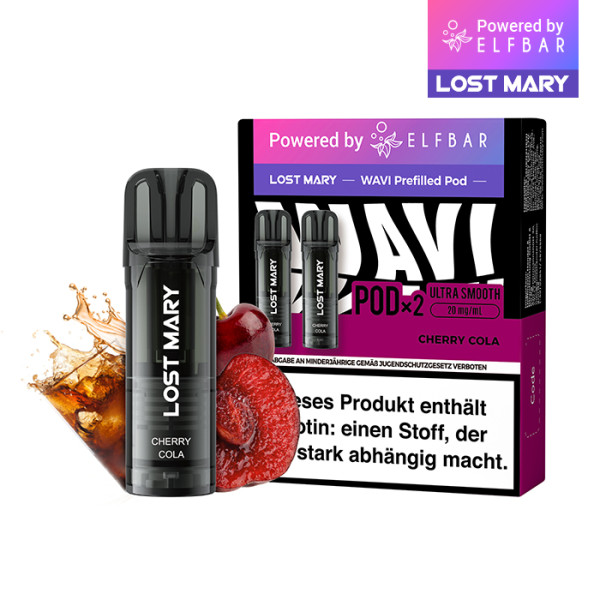Elfbar Lost Mary WAVI Cherry Cola 20mg Nikotin 2er Pack