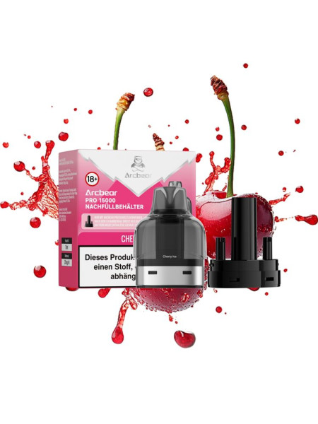 Arcbear Pro 15000 Pod - Cherry Ice - 20 mg/ml Nikotingehalt