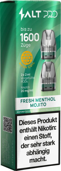 SALT Pro Pod - Fresh Menthol Mojito - 20mg Nikotingehalt - 2er Pack