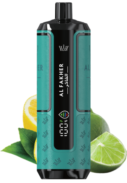 Al Fakher Hypermax 20000 - Lemon Lime Cherry Fizz - 6mg Nikotingehalt