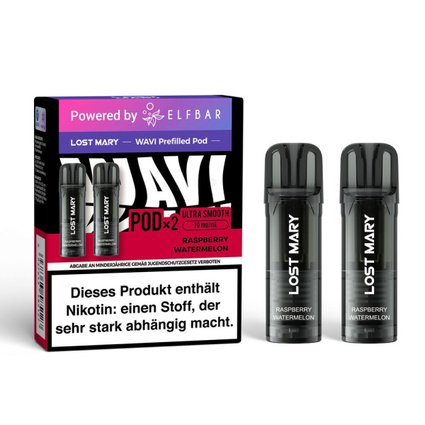 Lost Mary WAVI Raspberry Watermelon 20mg Nikotin 2er Pack
