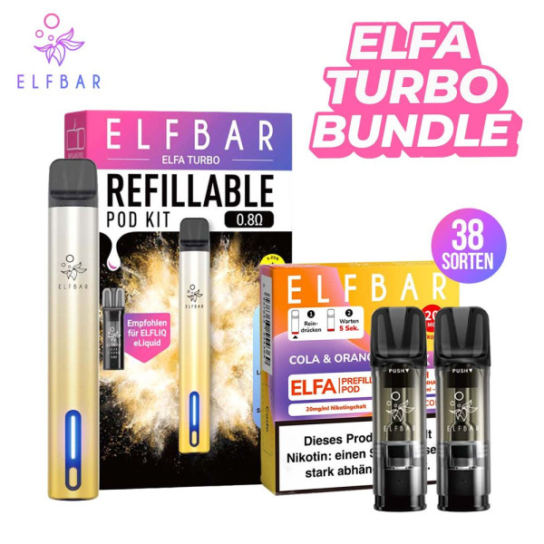Elfbar Elfa Pods + Elfa Turbo Pod Kit