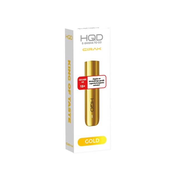 HQD Cirak - Pod Kit - 370 mAh Akku - Farbe: Gold
