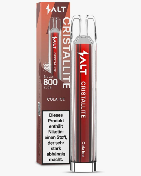 Salt Cristallite Cola Ice 20mg/ml Einweg E-Zigarette