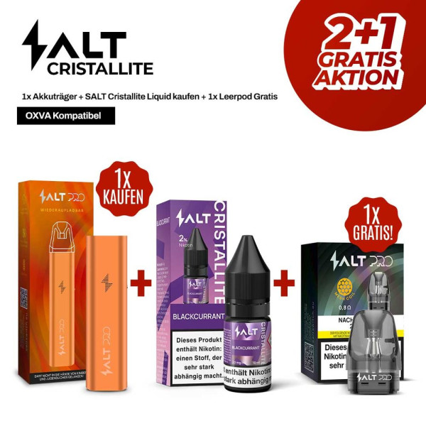 SALT Pro Gratis-Deal - Salt Cristallite Liquid
