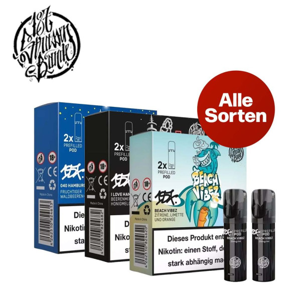 187 Strassenbande - Prefilled Pods - Alle Sorten