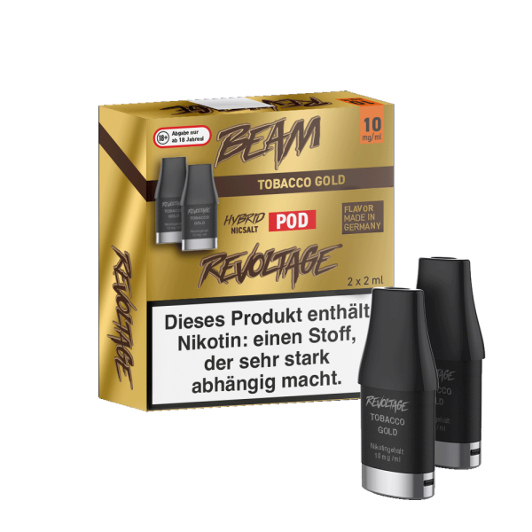 Revoltage Beam Pod - Tobacco Gold - 2er Pack