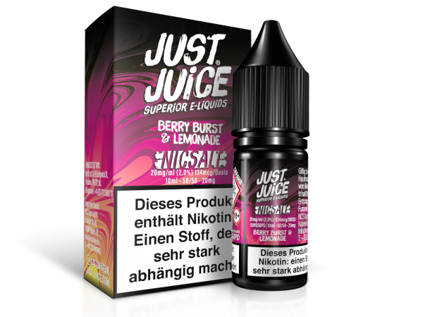Just Juice - Berry Burst & Lemonade - Nikotinsalz Liquid 20mg/ml