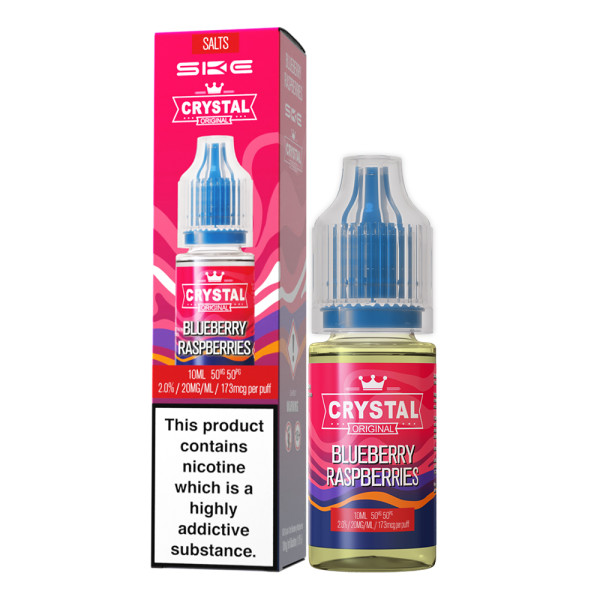 SKE Crystal Liquid - Blueberry Raspberries - 10ml Nikotinsalzliquid