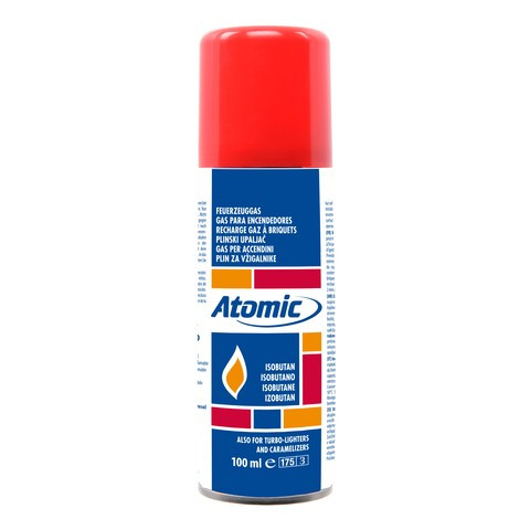 Atomic Feuerzeug Gas 100ml Isobutan
