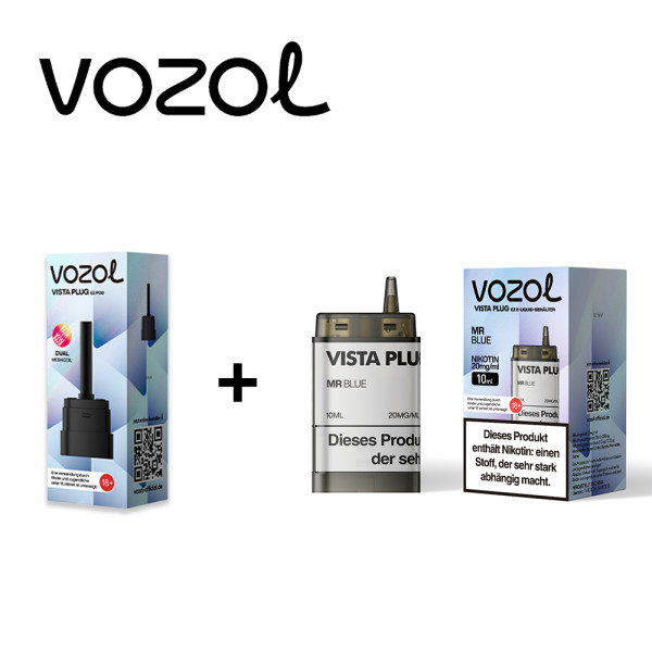Vozol Vista Plug Ez Mr Blue Pod Set