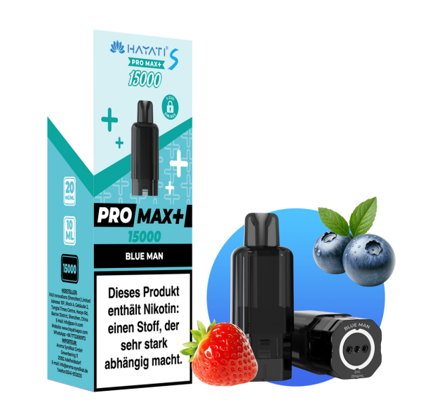 Hayati Pro Max+ 15K Pod Blue Man