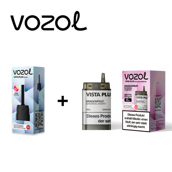 Vozol Vista Plug Ez Dragonfruit Banana Cherry Pod Set