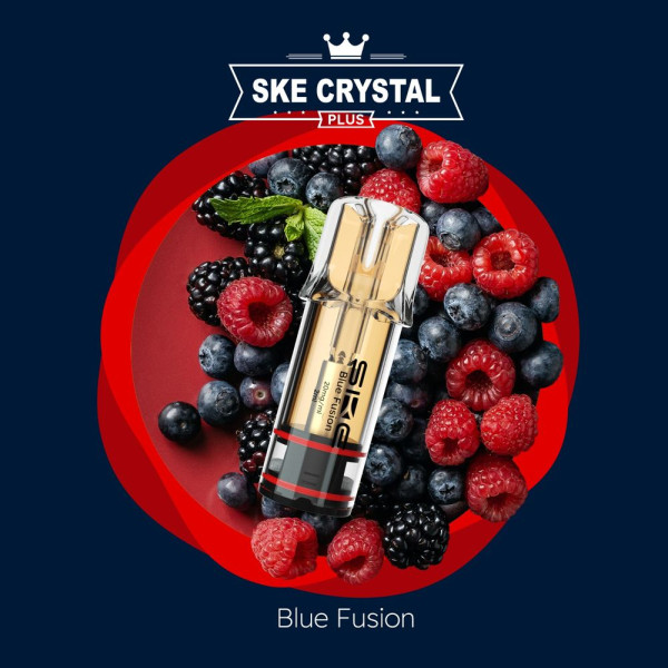 SKE Crystal PLUS Blue Fusion 2% Nikotin 2er Pack