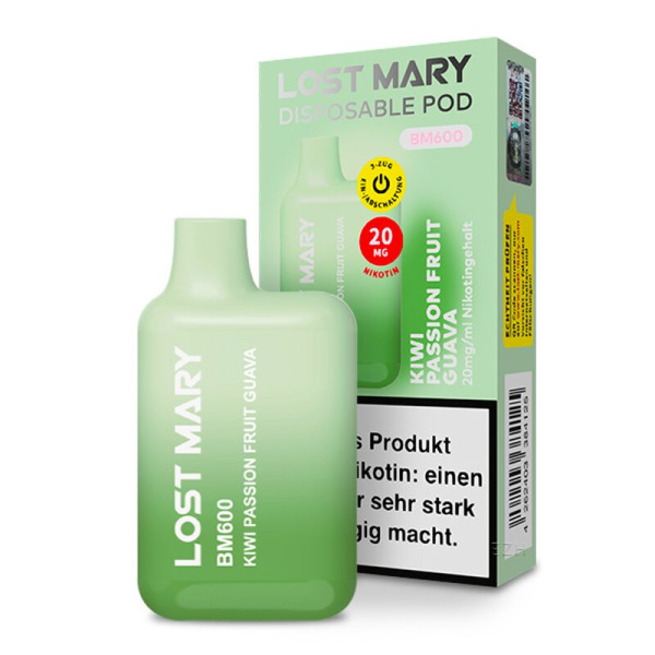 ELFBAR Lost Mary - Kiwi Passion Fruit Guava 20mg Nikotin