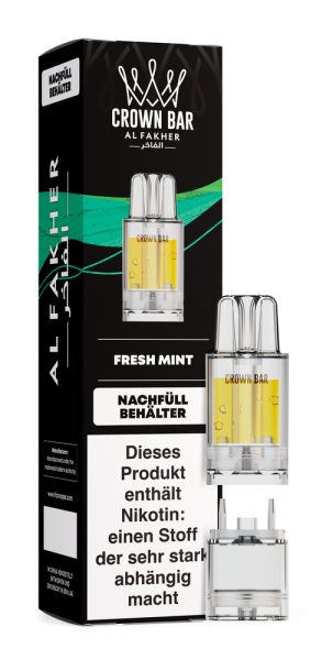 Al Fakher 12K PRO MAX Pod - Fresh Mint - 20mg Nikotingehalt