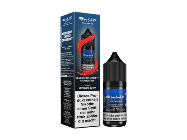 ELUX Legend Juice - Blueberry Cherry Cranberry - 10ml Nikotinsalzliquid