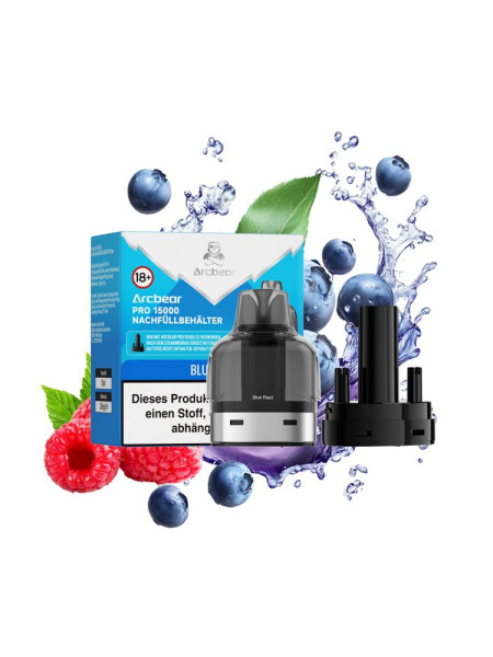Arcbear Pro 15000 Pod - Blue Razz - 20 mg/ml Nikotingehalt