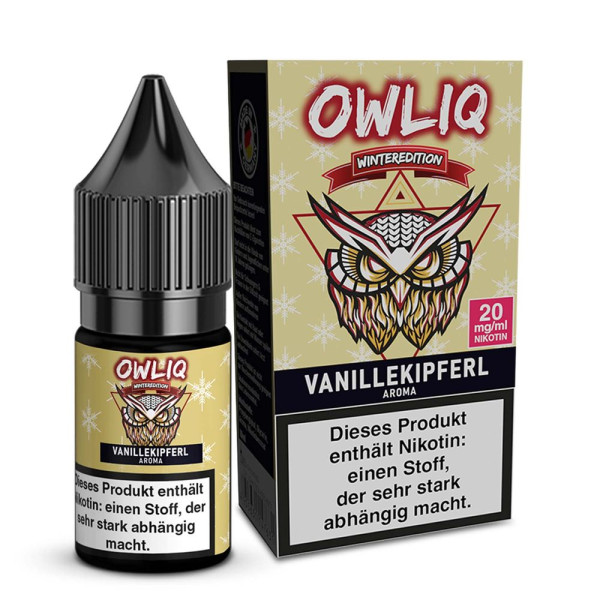 OWLIQ Nikotinsalz Liquid - Vanillekipferl - 10ml