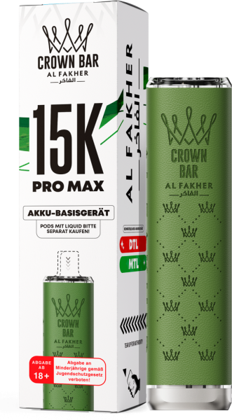 Al Fakher 15K PRO MAX Basisgerät - Farbe: Green