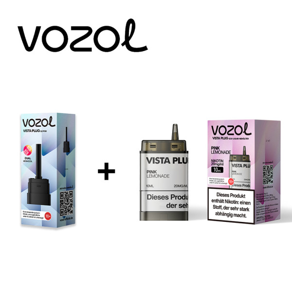 Vozol Vista Plug Ez Pink Lemonade Pod Set