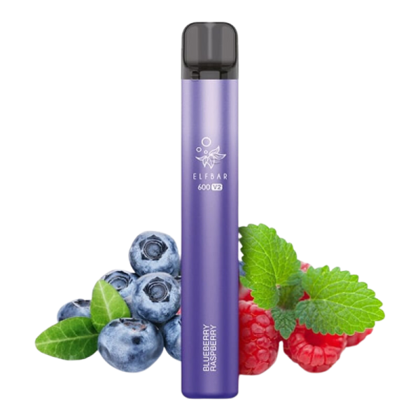 ELFBAR 600 V2 Blueberry Raspberry 20mg Nikotin