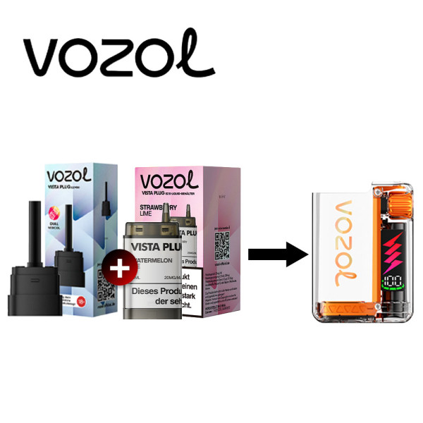 Vozol Vista Plug Ez Strawberry Lime Pod Set