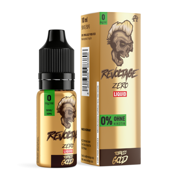 Revoltage - Tobacco Gold - 10ml Nikotinsalz Liquid