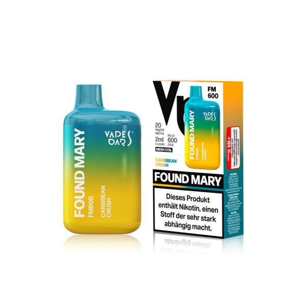 Found Mary FM600 - Caribbean Crush 20mg Nikotingehalt